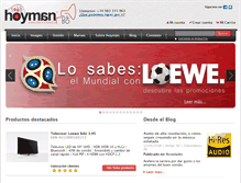 Tablet Screenshot of hoyman.es